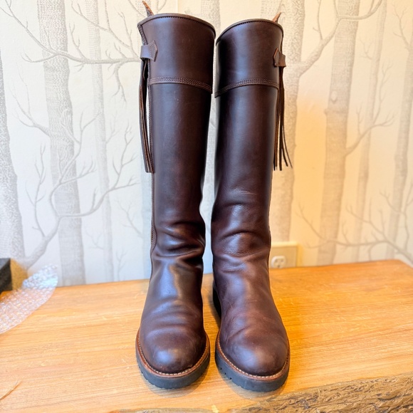 Penelope Chilvers Long Tassel Boots- Conker EU Size 37/ US 6 - Picture 7 of 12